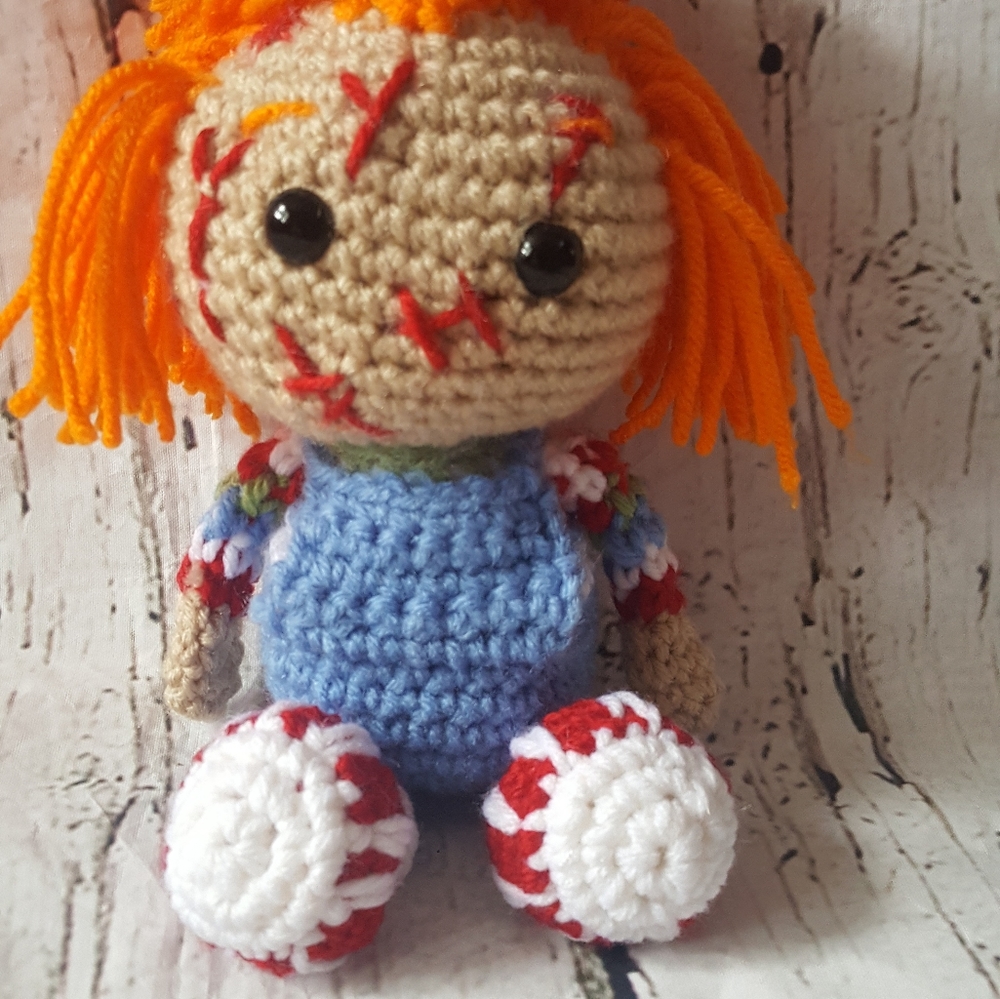 Crochet Chucky Inspired Amigurumi - Picture 11 of 16